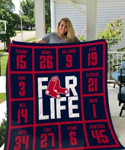 For Life Boston Red Sox Quilt Blanket Bedding Set