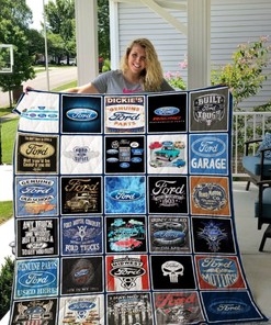Ford Motor Company Quilt Blanket Bedding Set for Home Décor