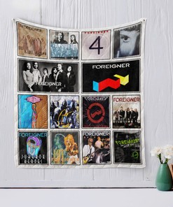 Foreigner Band Quilt Blanket Bedding Set for Home Décor