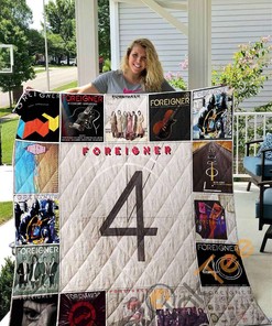 Foreigner Quilt Blanket Bedding Set With Pilliwcases Option