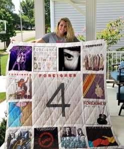 Foreigner The Hits Collection Quilt Blanket Bedding Set