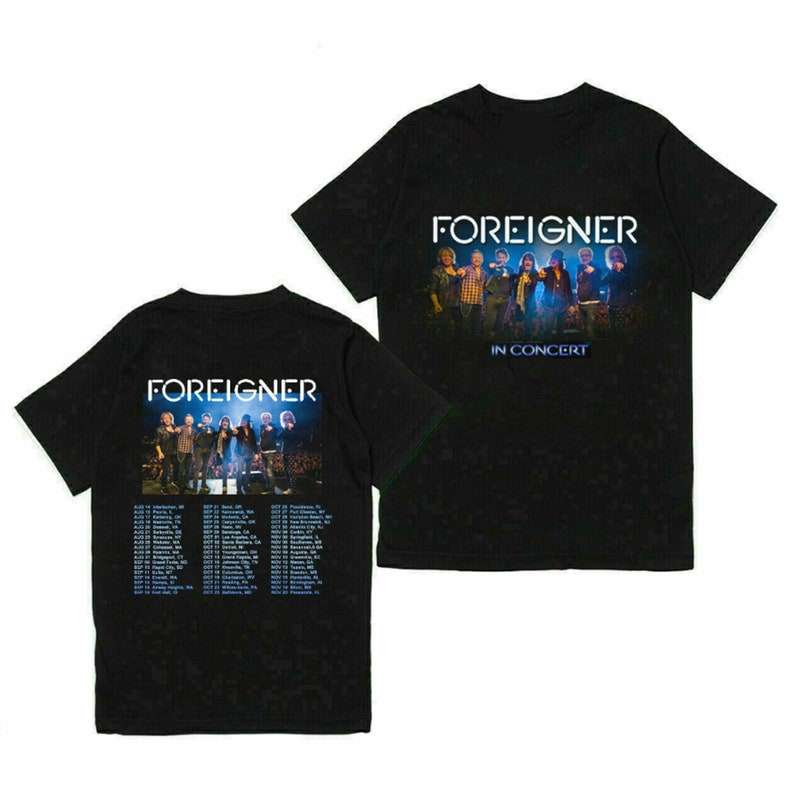 Foreigner Tour 2021 Concert Album T-Shirt