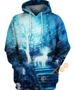 Forest Spirit Mononoke Hoodie 3D