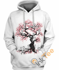 Forest Spirits Sumi-e Hoodie 3D