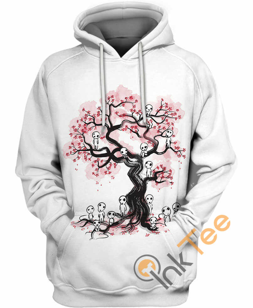 Forest Spirits Sumi-e Hoodie 3D