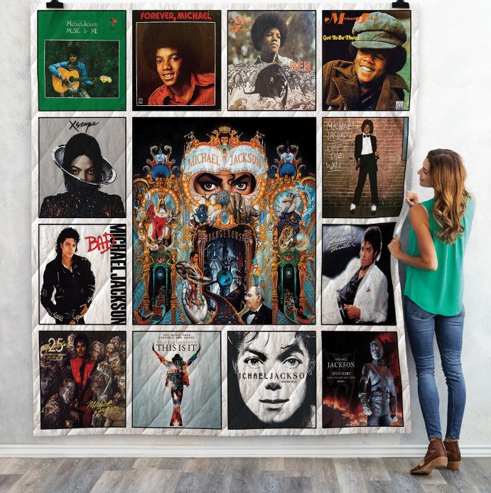 Forever Michael Jackson Albums Quilt Blanket Bedding Set