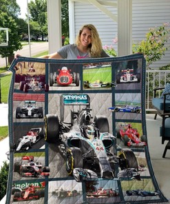 Formula One F1 Quilt Blanket Bedding Set for Home Décor