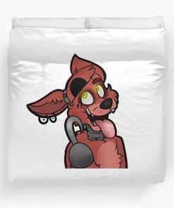 Foxy Cartoon From Five Nights At Freddy's Animations Co Bedding Set Quilt Blanket Bedding Set Co Flatsheet Collection Pillow Cases Quilt Blanket Bedding Set