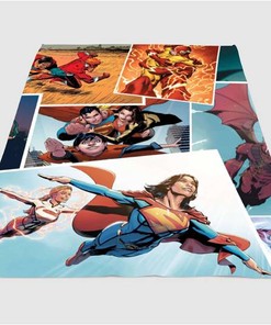 Framing Dc Comics Sherpa Fleece Blanket Gifts for Family, for Couple