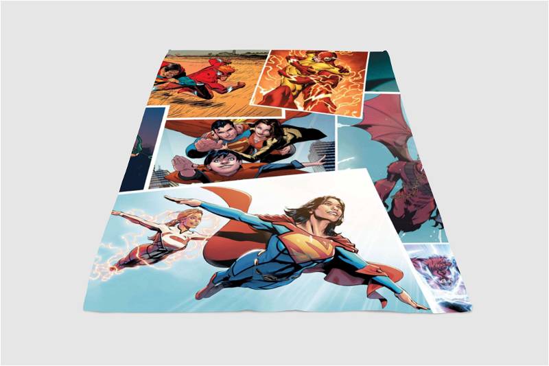 Framing Dc Comics Sherpa Fleece Blanket Gifts for Family, for Couple