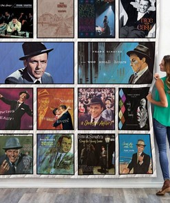 Frank Sinatra Album Combined Vintage Quilt Blanket Bedding Set