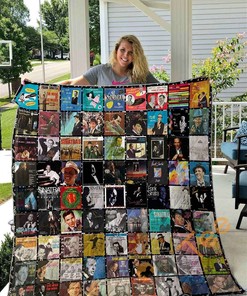 Frank Sinatra Albums Quilt Blanket Bedding Set