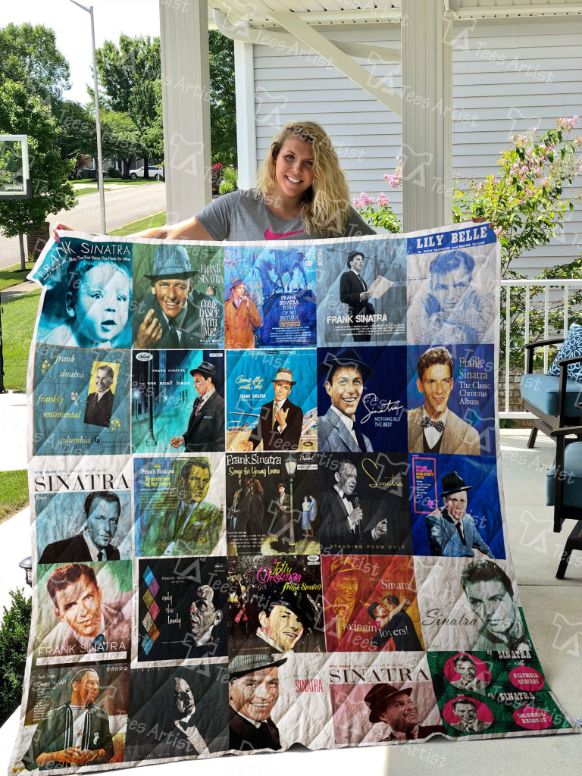 Frank Sinatra Retro Signed Quilt Blanket Bedding Set