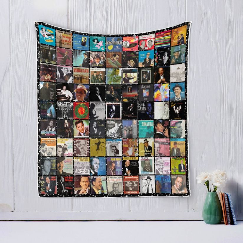 Frank Sinatra Style Collection Quilt Blanket Bedding Set