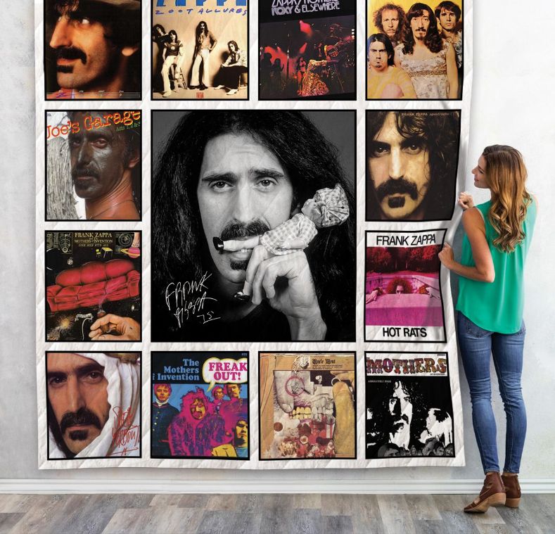 Frank Zappa For Fans Collection Vintage Quilt Blanket Bedding Set