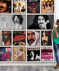 Frank Zappa For Fans Combined Retro Quilt Blanket