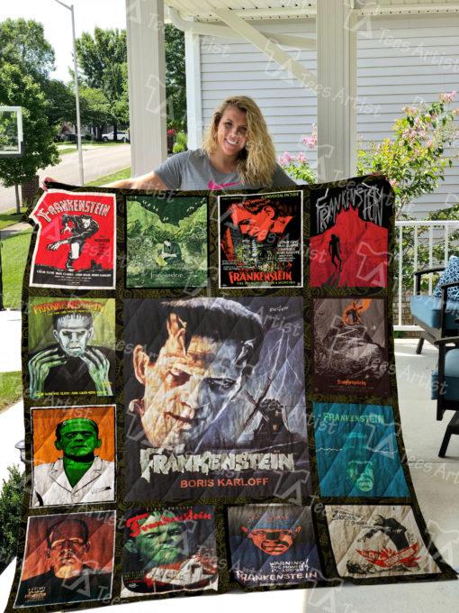 Frankenstein Quilt Blanket Bedding Set for Home Décor
