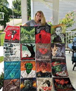 Frankenstein Warning Collection Quilt Blanket Bedding Set