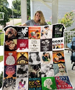 Frankly My Dear Gone With The Wind Collection Quilt Blanket Bedding Set
