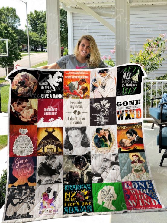 Frankly My Dear Gone With The Wind Collection Quilt Blanket Bedding Set