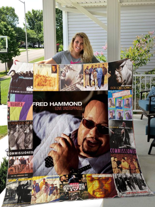 Fred Hammond Albums For Fans Collection Quilt Blanket Bedding Set
