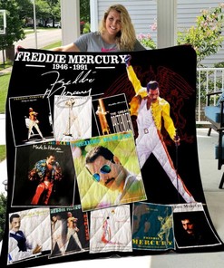 Freddie Mercury 16 - 11 Tribute Collection New Quilt Blanket Bedding Set
