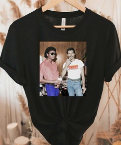 Freddie Mercury And Michael Jackson Shirt,Michael Jackson,Freddie Mercury,Vintage,1982