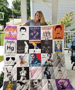 Freddie Mercury Eeeeeo Live Aid For Fans Quilt Blanket Bedding Set