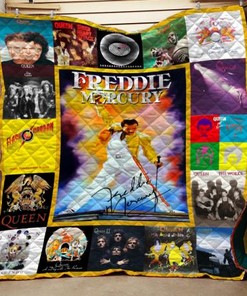 Freddie Mercury Legend Never Dies Quilt Blanket Bedding Set