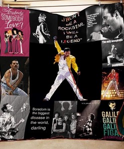 Freddie Mercury Legend Quilt Blanket Bedding Set