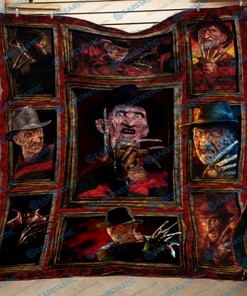 Freddy Krueger Halloween Character Quilt Blanket Bedding Set