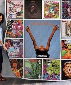 Free Your Mind Funkadelic Albums Combined Quilt Blanket Bedding Set