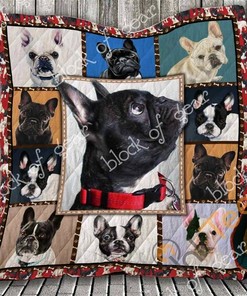 French Bulldog Quilt Blanket Bedding Set