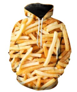 French Fries Funny French Fry Food Hoodie 3D