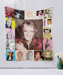 Frida Anni-frid Lyngstad Retro Quilt Blanket Bedding Set