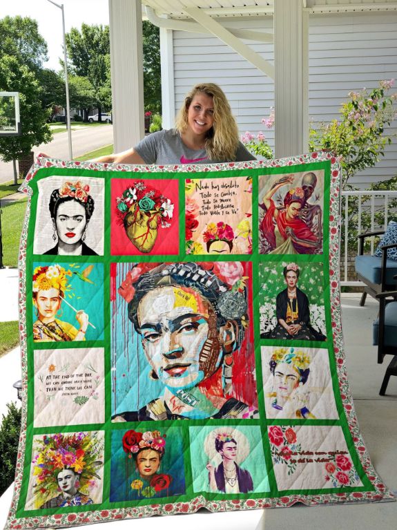 Frida Kah Art Custom Quilt Blanket Bedding Set
