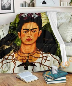 Frida Kahlo Premiums Sherpa Fleece Blanket Gifts for Family, for Couple