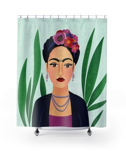 Frida Kahlo Shower Curtain, Bathroom Decor and Design, Beautiful Home Gift, Art Print