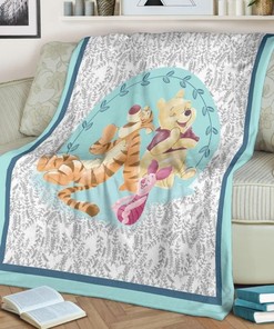 Friend Funny Winnie The Pooh Best Seller Fleece Blanket Gift For Fan, Quilt Blanket Bedding Set Gift
