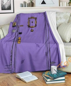 Friends Door Frame Sherpa Fleece Blanket Gifts for Family, for Couple