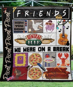 Friends For Fans Quilt Blanket Bedding Set