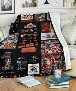 Friends I'll Be There For You Fleece Sherpa Fleece Blanket Gifts for Family, for Couple