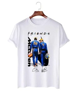 Friends Lando Norris Carlos Sainz Signatures Mclaren Formula 1 T-Shirt