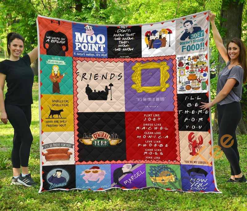 Friends Tv Show Premium Quilt Quilt Blanket Bedding Set
