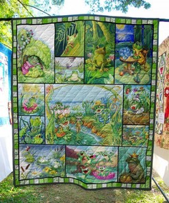 Frog Cg080526 Quilt Blanket