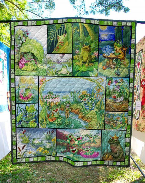 Frog Cg0806 Quilt Blanket Bedding Set for Home Décor