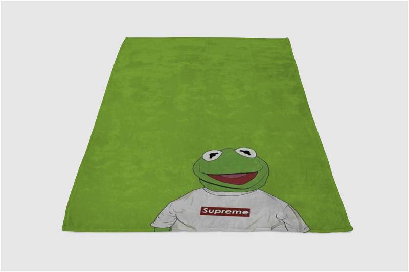 Frog Sherpa Fleece Blanket Gifts for Family, for Couple