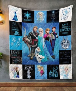 Frozen Love With Thaw A Frozen Heart Collection Quilt Blanket Bedding Set