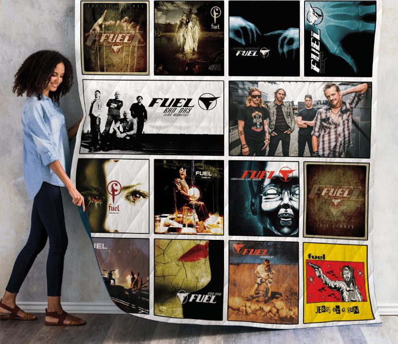 Fuel Band Jesus Or A Gun Albums Collection Quilt Blanket Bedding Set
