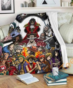 Full Character One Piece Gift Sherpa Fleece Blanket Gifts for Family, for Couple